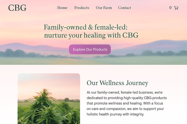 CBG tea blends